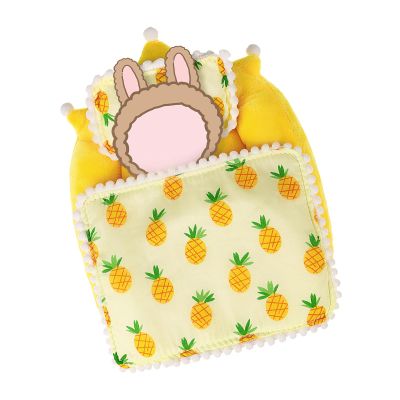 17cm La Booooo Booooo Doll Beds, La Booooo Booooo Furniture, Pineapple Pattern Compatible with la Booooo Booooo Dolls