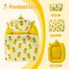 17cm La Booooo Booooo Doll Beds, La Booooo Booooo Furniture, Pineapple Pattern Compatible with la Booooo Booooo Dolls view 4