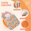 17cm La Booooo Booooo Doll Beds, La Booooo Booooo Furniture, Carrot Pattern Compatible with la Booooo Booooo Dolls view 2