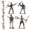 SUPVOX 12pcs Western Cowboy Figurines Miniature Wild West Figures for Educational Play and Party Decorations Vivid Detail and Collectible Appeal view 1