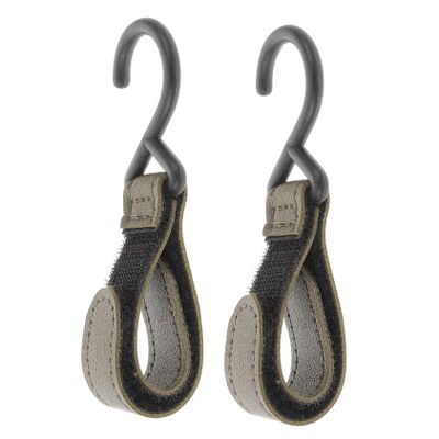 Abaodam 2pcs Detachable Stroller Strap Hooks for Stroller Durable and Travel Friendly Storage for Diaper Bags and Everyday Use Sturdy Design for Long Term Reliability