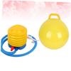 Abaodam 2PCS Inflatable Hop with Pump Bouncing Jumping Handle for Indoor and Material for Hand Eye Coordination and Balance Training view 2