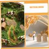 POPETPOP 4pcs Mini Fake Hay Bales Simulated Grass Decorative Straw Bales for Dollhouse Miniature Garden Decor view 3