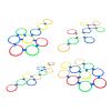 Garende Set of 10 Hopscotch Rings with for and Games, 11 Inch view 4