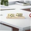 BESPORTBLE Wooden Domino Racks Set of 2 Non-Slip Domino Holders for Tabletop Games Portable Mahjong Display Stand for Board Game Enthusiasts view 4
