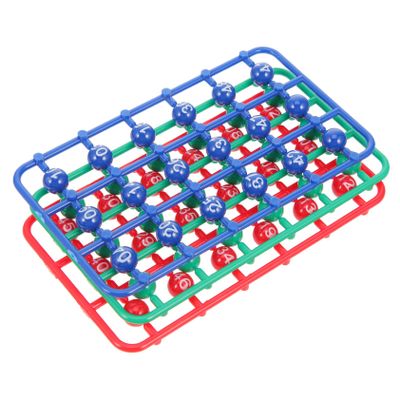 YARNOW 49pcs Bingo Balls Game Props with Numbers for Parties and Raffle Games Lightweight and Portable Design Easy to Use for Fun Activities