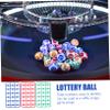 YARNOW 49pcs Bingo Balls Game Props with Numbers for Parties and Raffle Games Lightweight and Portable Design Easy to Use for Fun Activities view 4