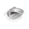 MERRYHAPY Stainless Steel Boy Girl Bowl Drop-resistant Dinnerware for Snacks Cereal and Mealtime Fun Ergonomic Design Material for Boy Girl view 2