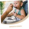 MERRYHAPY Stainless Steel Boy Girl Bowl Drop-resistant Dinnerware for Snacks Cereal and Mealtime Fun Ergonomic Design Material for Boy Girl view 3