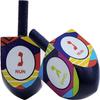 Multi Colored Hand Painted Wooden Dreidels, The Hanukkah Game, Let's Play Dreidel (50-Pack) view 2