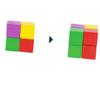 Hohopeti Wooden Cubes Small Blocks for Boys and Girls Kindergarten School Supplies Craft Cube view 4
