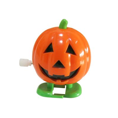 Garneck 12pcs Wind Up Jumping Smile Face Pumpkins Fun Halloween for Educational Plastic for Party Favors and Emotional Control Orange