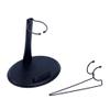 14-Packs 12 Inch Doll Stands Plastic Action Figure Stands 1/6 Scale U & Shape Display Bases for Figures Black view 2