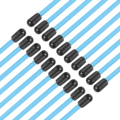 uxcell 160mm Plastic Protection Antenna Tube, RC Antenna Tube with Caps for RC Car Boat Drone Receiver(Blue, 20 Pcs)