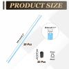 uxcell 160mm Plastic Protection Antenna Tube, RC Antenna Tube with Caps for RC Car Boat Drone Receiver(Blue, 20 Pcs) view 2