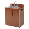 Back2School Express Chef's Station Kids Wooden Pretend Kitchen Sink, Play Kitchen, Dark Walnut view 1