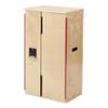 Back2School Express Chef's Station Kids Wooden Pretend Kitchen Refrigerator, Play Kitchen, Natural view 1