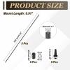 uxcell 320mm Plastic Protection Antenna Tube, RC Antenna Tube with Mount and Cap for RC Car Boat Drone Receiver(Black, 5 Pcs) view 2