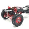 4 Pack of RC Tires and Wheels for 1/12 MN82 MN78 1/16 RC Crawler Car Accessories, Argent view 2