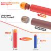 72 Mega Darts Fits for Nerf Mega Blasters, Mega Darts Refills Fit for Nerf Mega Guns, Mega Series Blasters, Large Red Darts for Mega Blasters (L, Red, 0.79in W) view 3