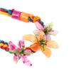 ZYIBPMSJKQCFK Bohemian Bead Acrylic Flower Hand Woven Resin Necklace For Women,multicolour,40+6cm view 2