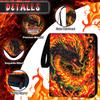 1008 Card Binder 9 Pocket Trading Card Binder with 56 Page 3-Ring Removable Sleeves, High Storage Waterproof Card Holder Collection Card Album Carrying Organizer Case for MTG TCG Cards - Double Dragon view 4