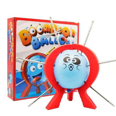 AALFA Balloon Boom Tabletop Game for Kids & Family 10 Balloons, 9 Sticks, Dice & Frame Funny Indoor Party Game for Boys & Girls Ages 8+ Balloon Challenge Toy
