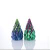 2 Pack Impossible Cone,Spiral Cone Fidget Toys - Christmas Pine Cone Design with 2-Tier Stackable Spirals,3D Printed Desk Decor for Anxiety Relief, Cool Office Gift Set for Adults&Kids view 2