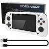 G28 4.3 Inch HD 64GB Handheld Game Console Support up to 20+ Classic Simulators to Play Classic Games for PSP/ PS1/ N64 for G-AME boy Birthday Gifts Presents- White view 1