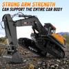 kolegend 1:14 RC Excavator 25 Channel 4 in 1 Construction Toys,Remote Control Vehicles Tractor Sandbox Toys Digger,with Metal Bucket,Drill Bit,Gripper & Wood Gripper RC Truck view 4