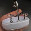 1/6 Scale Dollhouse Accessories for Bath, Bathtub, Toilet, Washstand for 12 Inch Figures view 4