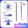 9PCS 3D Printed Dragon 3D Printed Animals Include 3D Printed Snake, Dinosaur, Octopus, Sharks, Turtle, Cobra and 3 Style Dragons, 3D Printed Toys Stuff for Home, Office, Decor Christmas Birthday Gift view 4