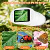 1000X Handheld Digital Microscope for Kids with 2.0" IPS Screen, Easter Gifts Portable STEM Science Lab Toy, Rechargeable Pocket Microscope Educational Gift for Boys & Girls Age 4-6 8-12, White view 3