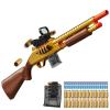 Manual Pump Action Shell Ejecting Shotgun Foam Dart Blaster - 40-Soft Bullet, Spring-Powered, Outdoor Shooting Games Toys for 8-12 Year Old Boys & Girls Adults, Gifts for Birthday Xmas view 1