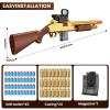 Manual Pump Action Shell Ejecting Shotgun Foam Dart Blaster - 40-Soft Bullet, Spring-Powered, Outdoor Shooting Games Toys for 8-12 Year Old Boys & Girls Adults, Gifts for Birthday Xmas view 2