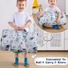 DJY Toddler Nap Mat Space Ship Slumber Bag,Kid Sleeping Mat with Removable Pillow & Minky Blanket,Perfect for Daycare,Preschool,Kindergarten,Travel view 3