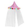 Hemobllo Boys and Girls Half-Round Bed Canopy Tent for Toddler Breathable Hanging Dome Tent Sidewalls Soft Gauze Curtain for Indoor Playroom for Reading Corner and Bedside Decor view 1