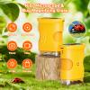 1000X Digital Handheld Microscope for Kids with 2.0" IPS Screen, Easter Gifts Portable STEM Science Lab Toy, Rechargeable Pocket Microscope Educational Gift for Boys & Girls Age 4-6 8-12, Orange view 2