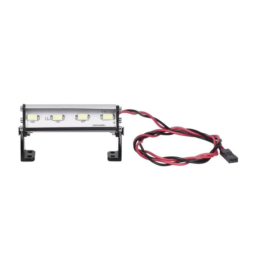 RC Car Spotlight Kits for Traxxas for Teton for Summit for Redcat for Volcano ECX Temper Rukus for AMP 50mm RC Car Roof Headlights Off-Road Dome 4 Lights