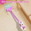 Kids Vacuum Toy That Really Works 3 in 1 Toddler Vacuum Cleaner with Realistic Suction, Role Play STEM Educational for Girl Boy 3 4 Year Old (Pink) view 2