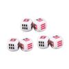 DECHOUS 6pcs Ba Gua Divination Dice Portable Multi-Sided Dices for Fortune-Telling and Games Parties and Tabletop Role-Playing Activities view 1