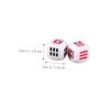 DECHOUS 6pcs Ba Gua Divination Dice Portable Multi-Sided Dices for Fortune-Telling and Games Parties and Tabletop Role-Playing Activities view 2
