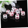 DECHOUS 6pcs Ba Gua Divination Dice Portable Multi-Sided Dices for Fortune-Telling and Games Parties and Tabletop Role-Playing Activities view 3