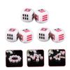 DECHOUS 6pcs Ba Gua Divination Dice Portable Multi-Sided Dices for Fortune-Telling and Games Parties and Tabletop Role-Playing Activities view 4