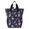 Diaper Bag Backpack Tote Multifunction Baby Nappy Changing Bags Astronauts Rockets Planet Large with Stroller Straps Travel view 1