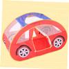 JOINPAYA Red Mesh Game Tent Portable Indoor Playhouse Foldable Castle for Aged Ball Pool Easy Setup and Durable Design for Imagination Development view 2