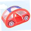 JOINPAYA Red Mesh Game Tent Portable Indoor Playhouse Foldable Castle for Aged Ball Pool Easy Setup and Durable Design for Imagination Development view 4