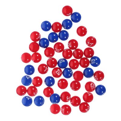 MAGICLULU 1Pack Raffle Balls Plastic Numbered Balls for Party Games Draws Bingo and Events Versatile Game Props for Entertainment and Fun