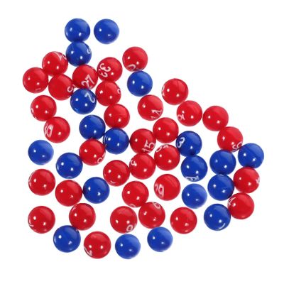 Hemobllo 1Pack Printed Balls for Raffle Games Numbered Entertainment Balls for Parties and Bingo Lightweight and Easy to Transport Fun Game Accessories