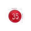 Hemobllo 1Pack Printed Balls for Raffle Games Numbered Entertainment Balls for Parties and Bingo Lightweight and Easy to Transport Fun Game Accessories view 2